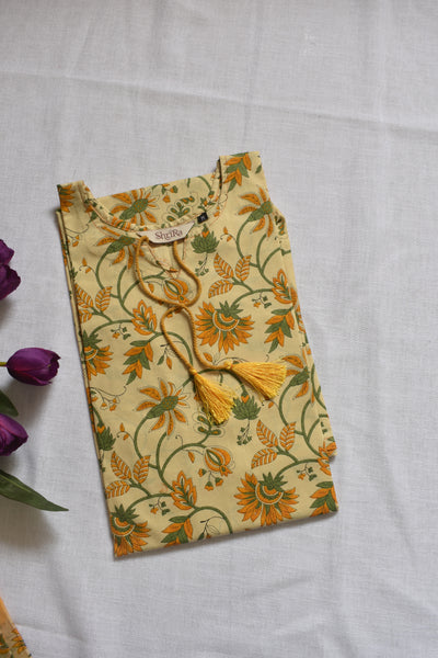 Swarna Pushp Kurti Pant Set with Dupatta