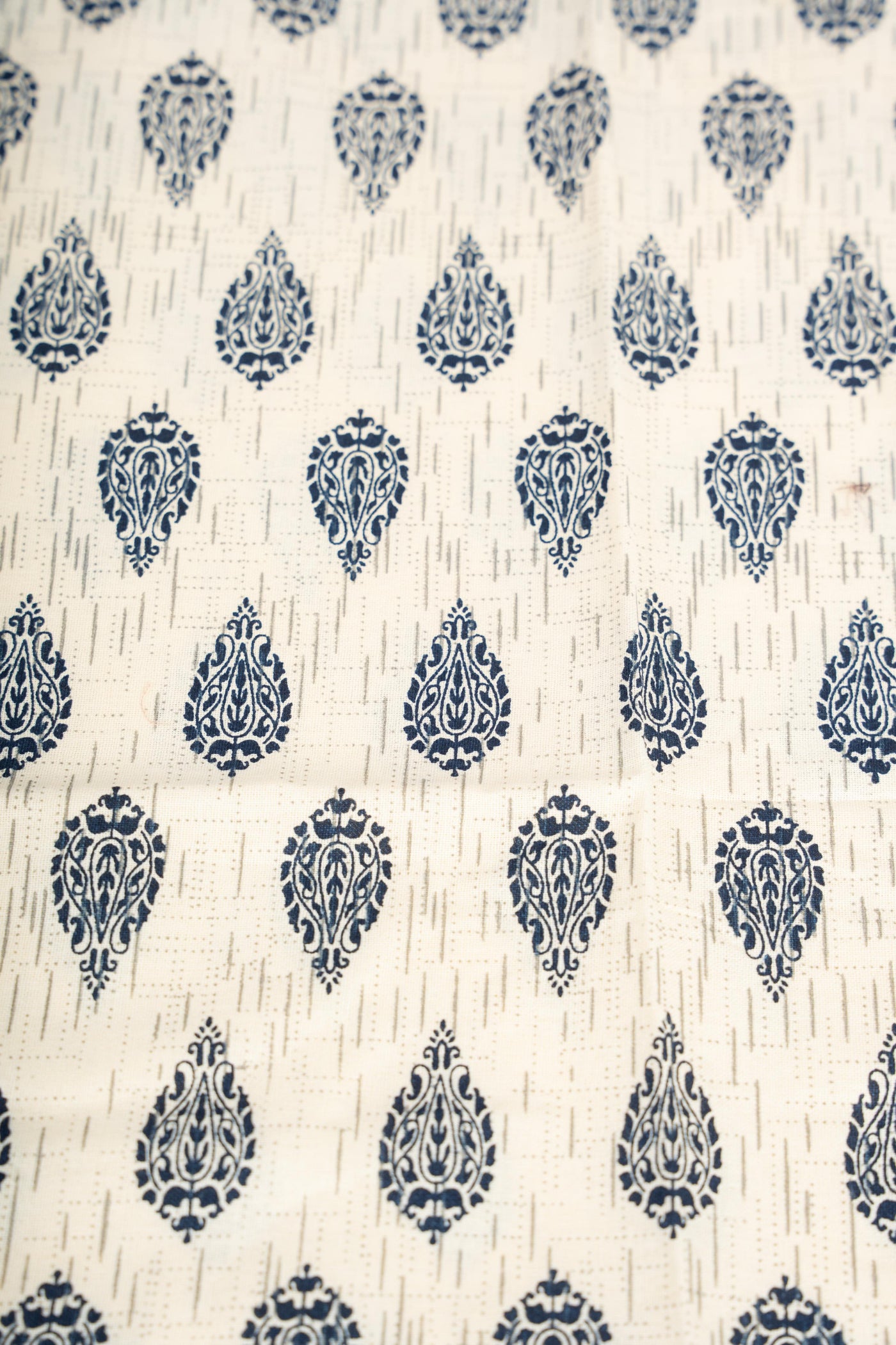 Ivory Indigo Bloom Short Top