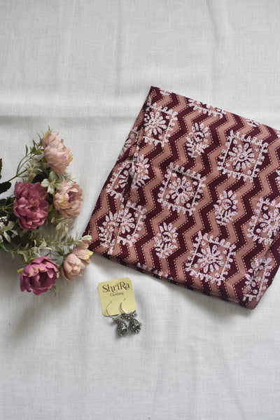 Mridula Maroon Melody Kurti Pant Set with Dupatta