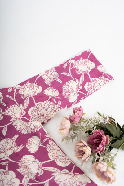 Mulberry Bloom Shirt Collar Comfort Co-ord sets