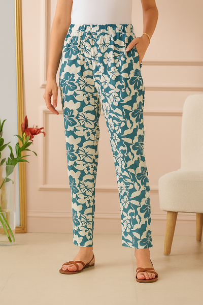 Teal Petal Harmony Co-ord Set