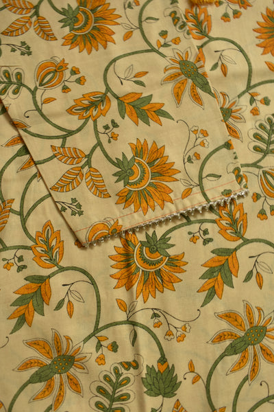 Swarna Pushp Kurti Pant Set with Dupatta