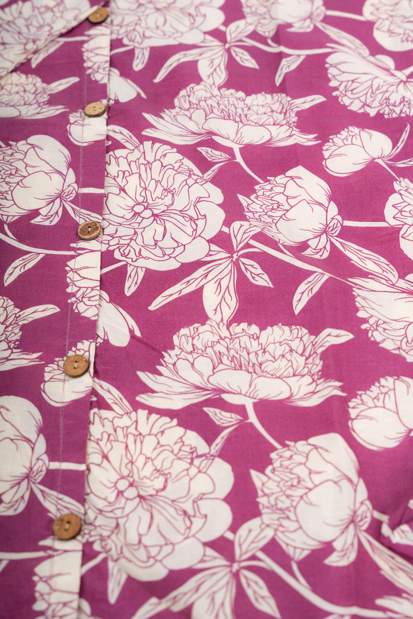 Mulberry Bloom Shirt Collar Comfort Co-ord sets