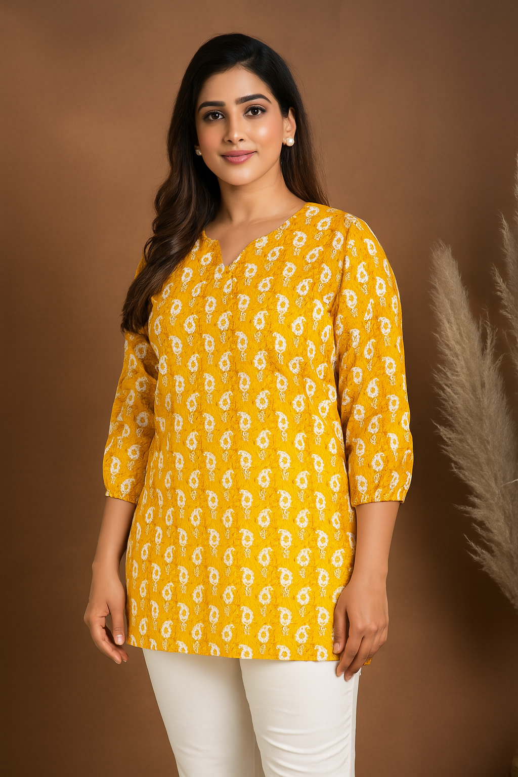 Saffron Sway Tunic