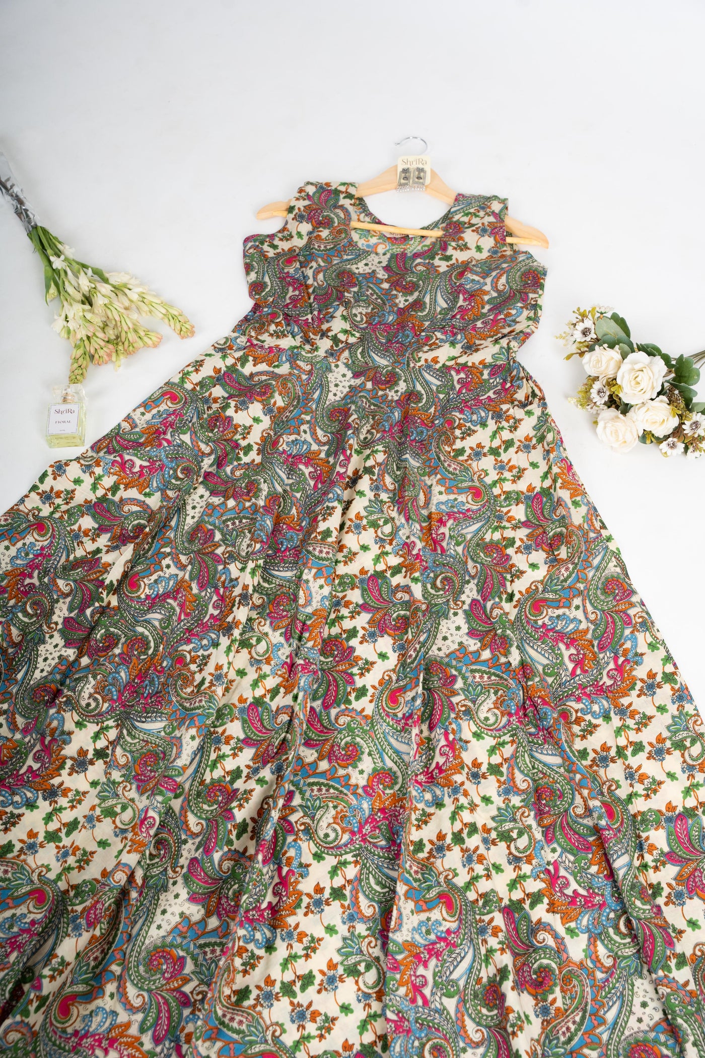 Floral Drift Flare Dress