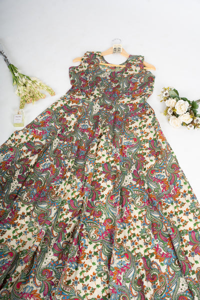 Floral Drift Flare Dress