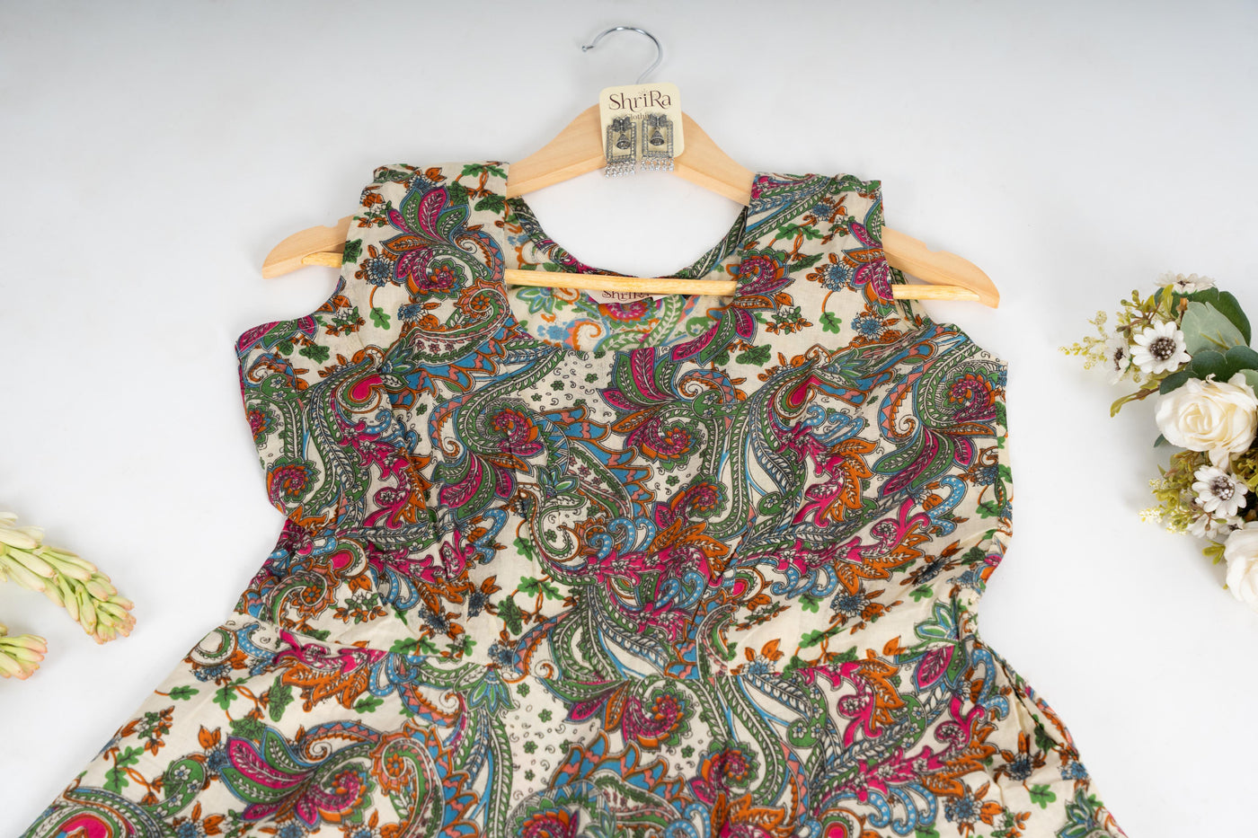 Floral Drift Flare Dress