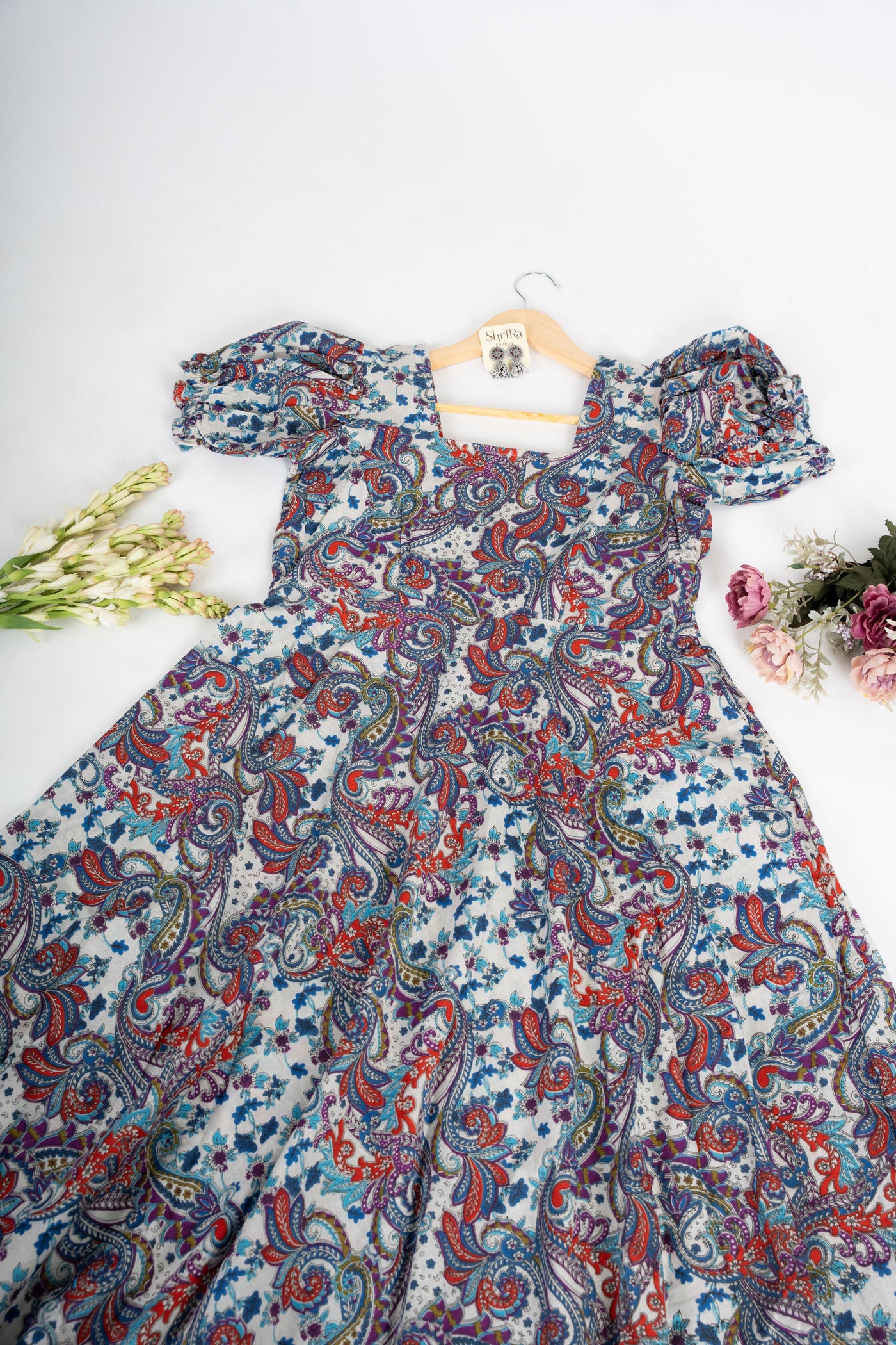 Boho Symphony Puff Dress