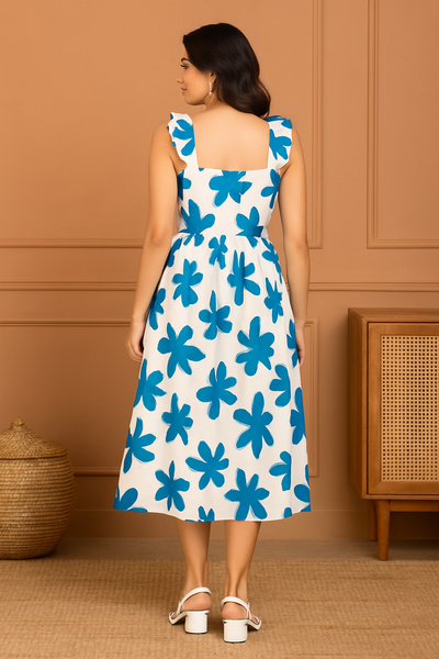 Blue Bloom Charm Dress