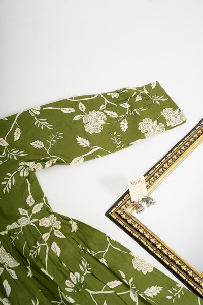 Green Botanic Whisper Dress