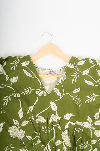 Green Botanic Whisper Dress