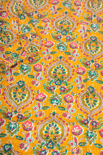 Amber Paisley Pop Short Top