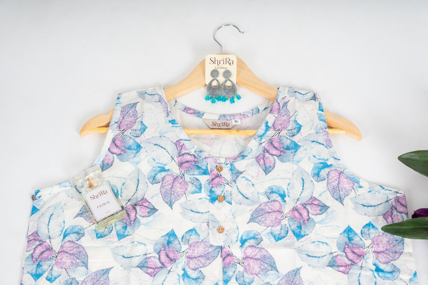 Icy Bloom Blush Sleeveless Top