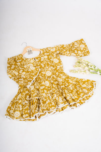 Marigold Meadow Frill Tunic
