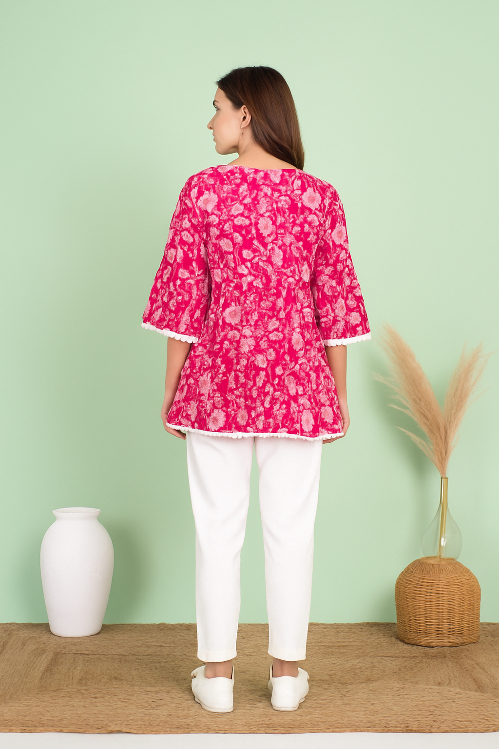 Pink Blush Blossom Whirl