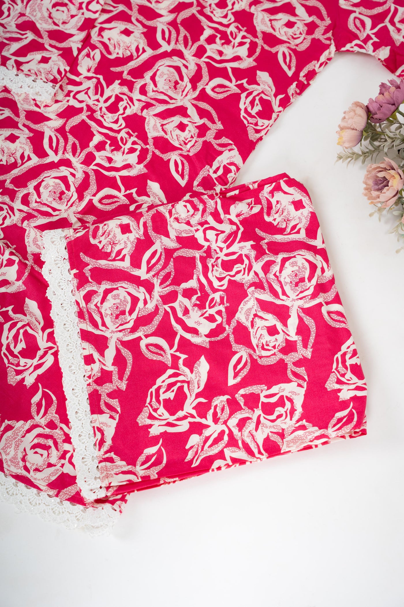 Rosy Pink Blush Co-ord Set