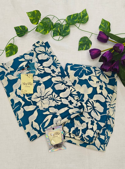 Teal Petal Harmony Co-ord Set