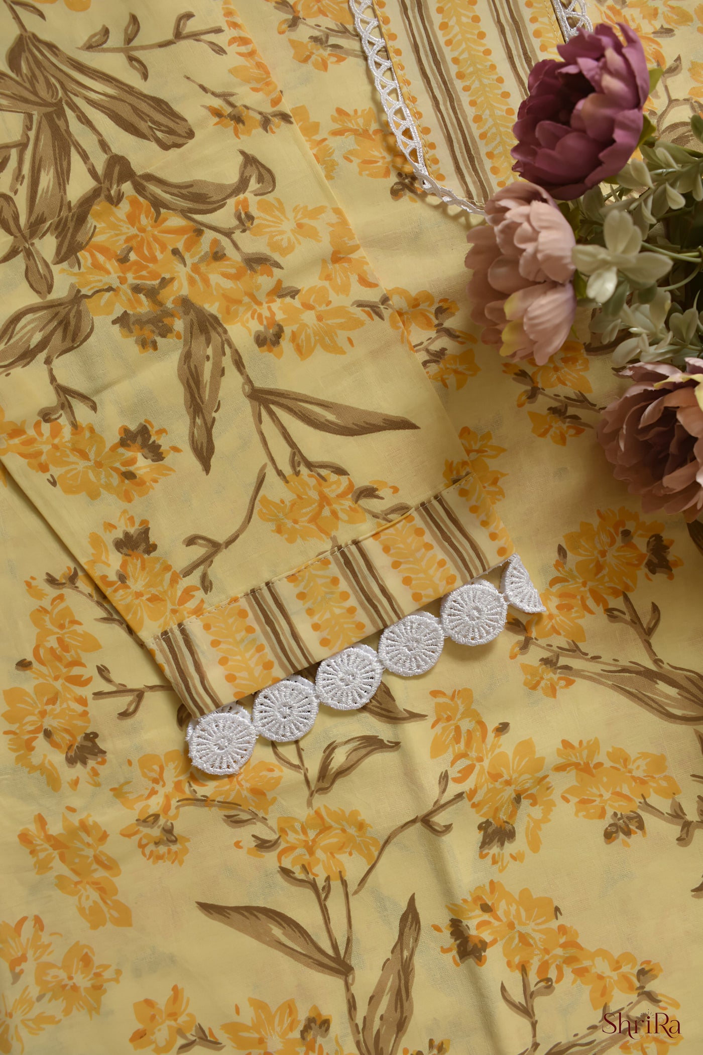 Chandanika Harvest Glow Kurti Pant Set with Dupatta