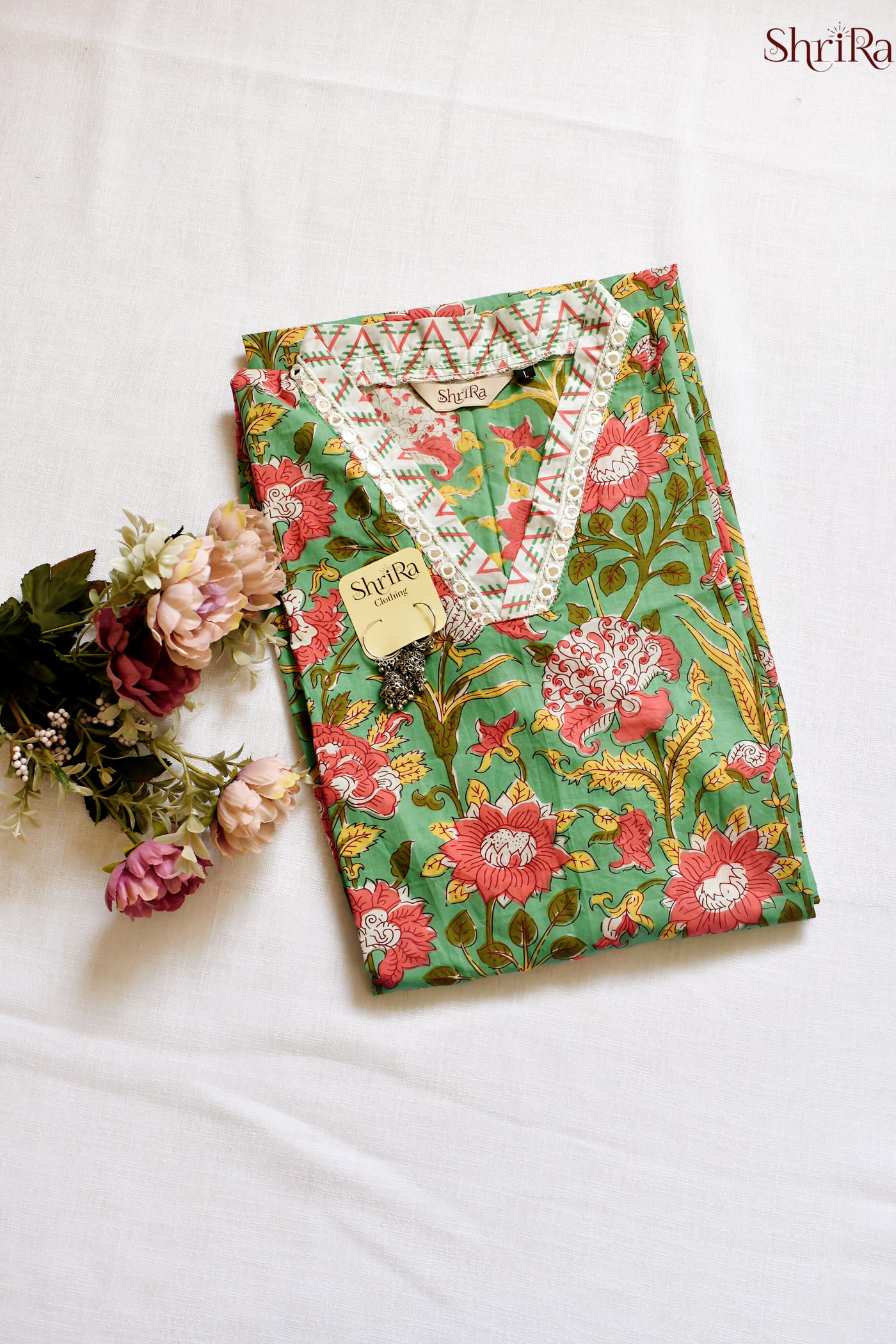 Harita Pushp Blossom Kurti Pant Set with Dupatta