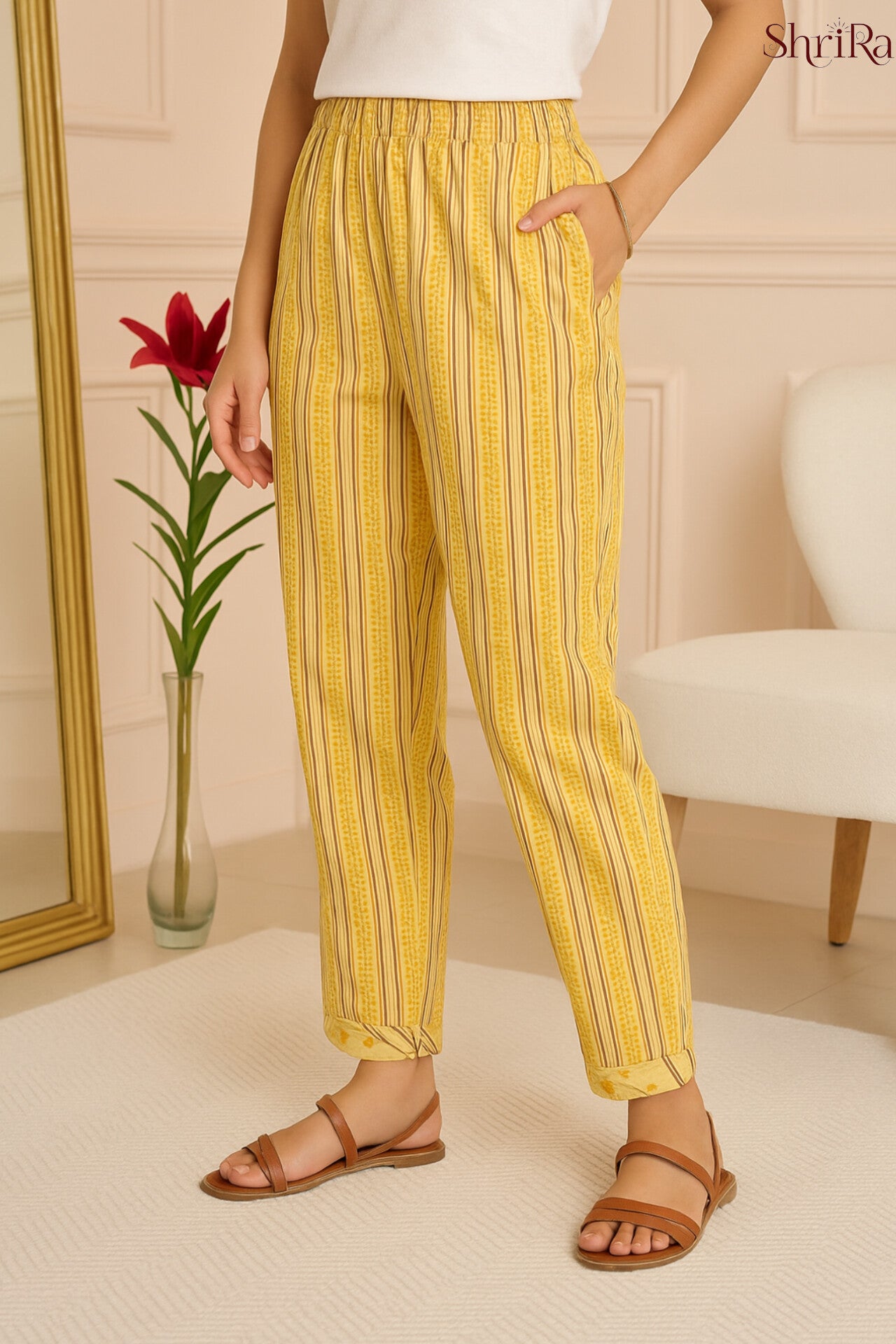 Chandanika Harvest Glow Kurti Pant Set with Dupatta